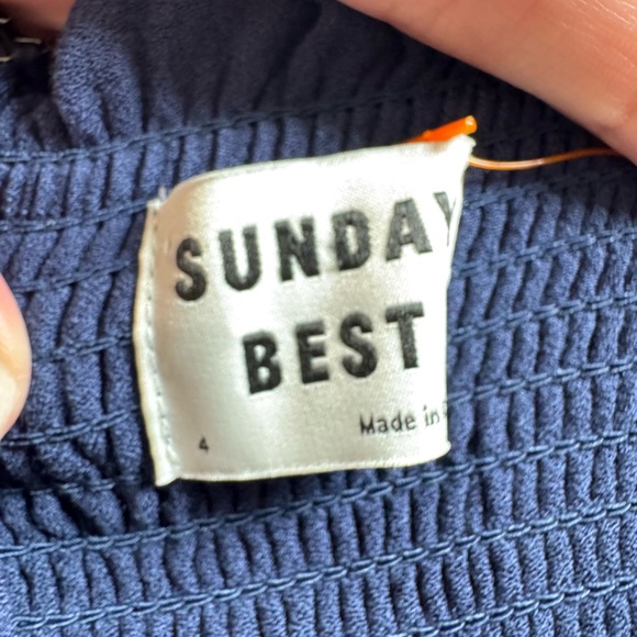 Sunday Best Blue Aritzia Dress Size 4 - Picture 4 of 6